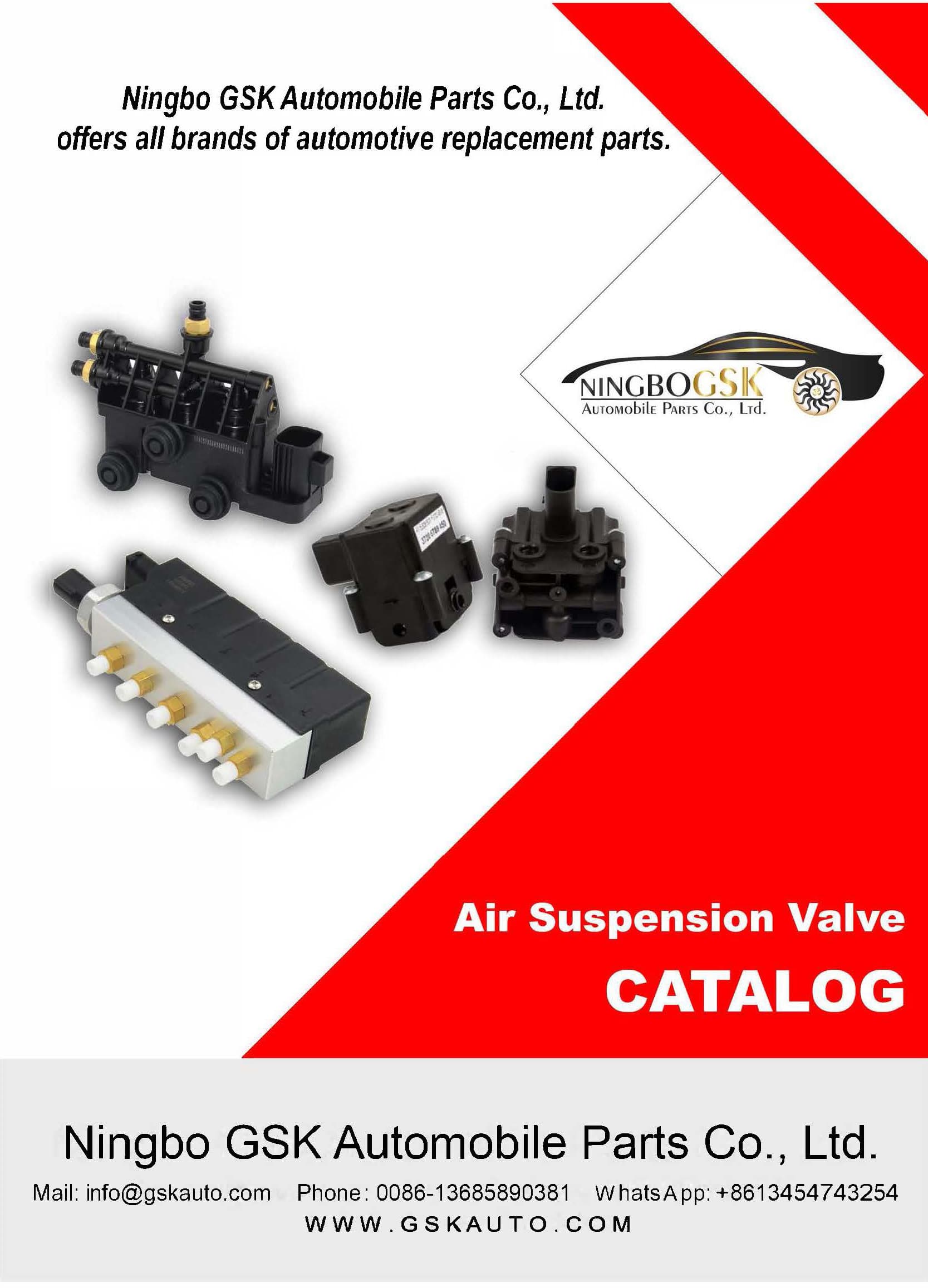 Air Suspension Valves Catalog