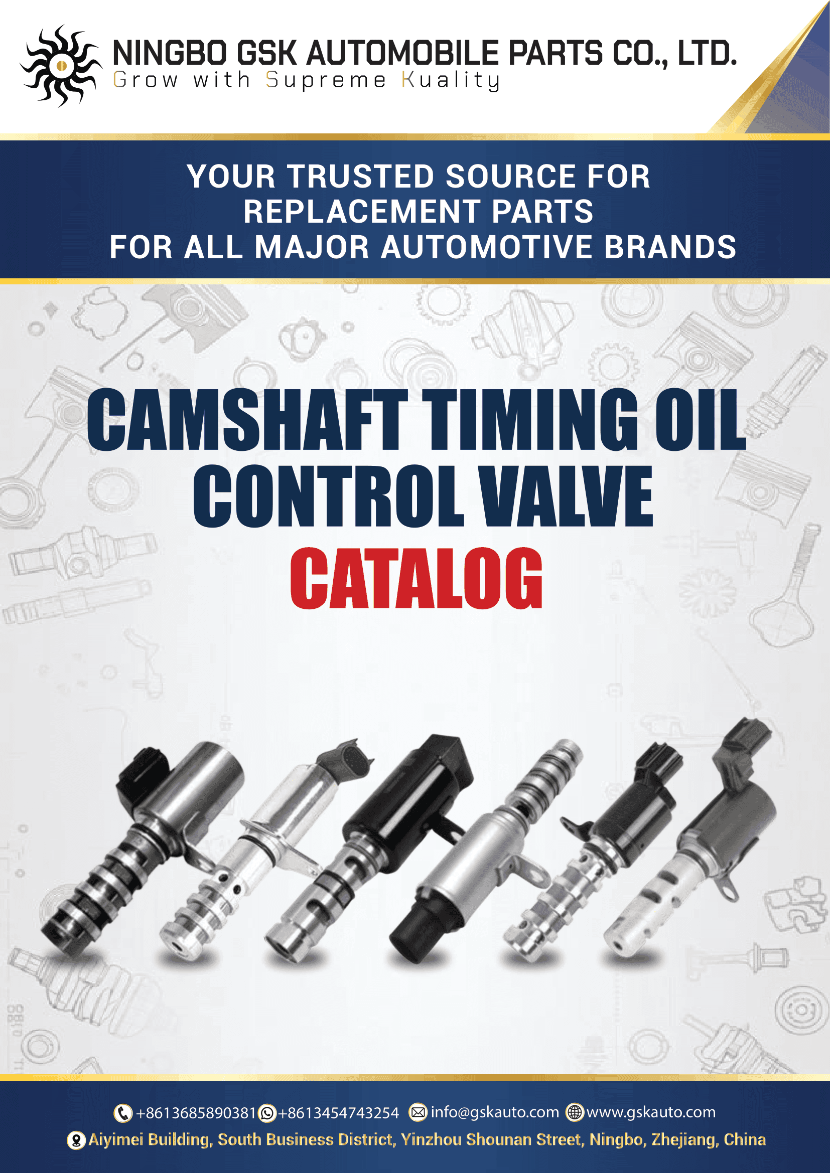 Camshaft Timing Oil Control Valves Catalog